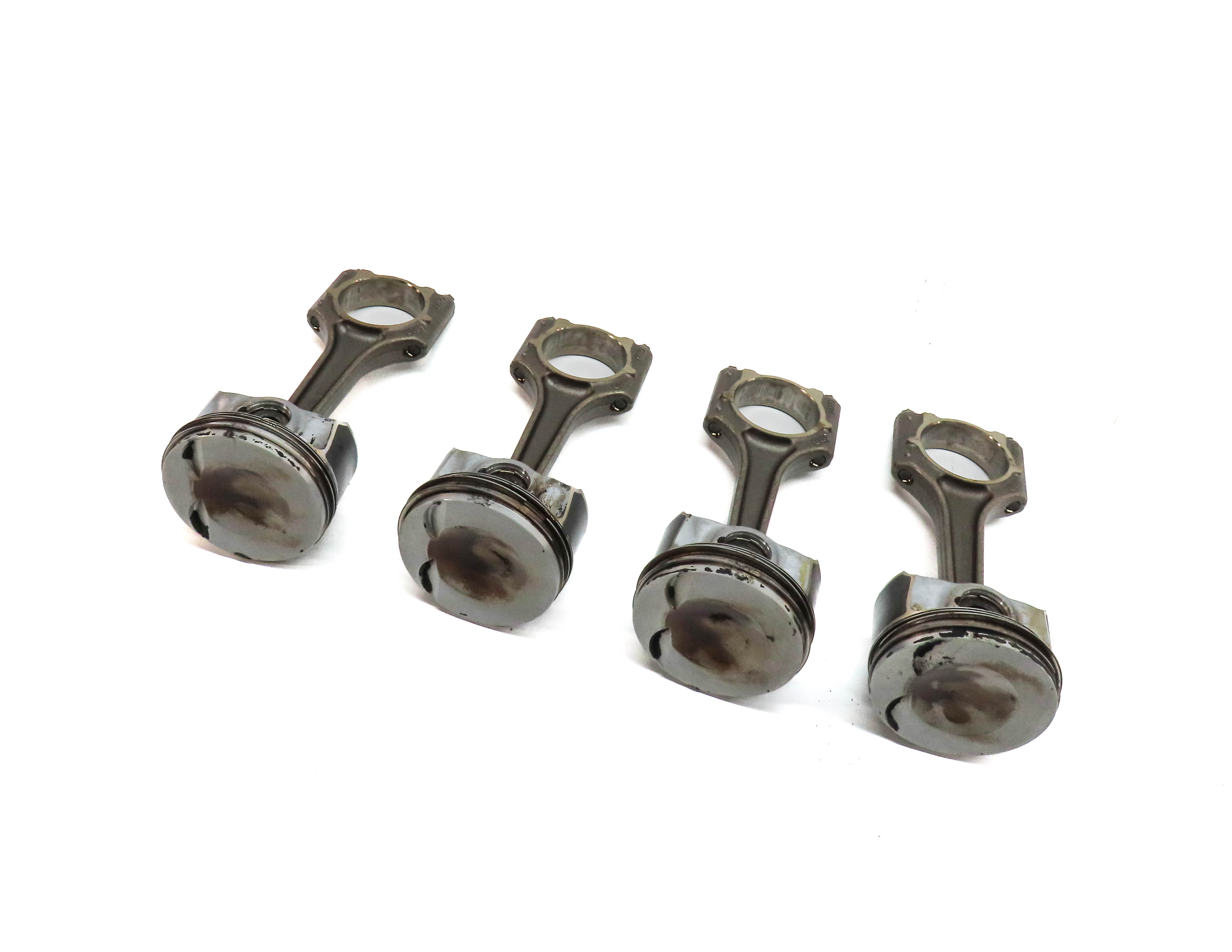2015-2018 AUDI Q3 (8U) 2.0L CCTA TURBO ENGINE PISTON w/ CONNECTING ROD SET/4 — exact item pictured